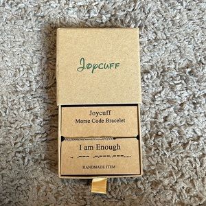 Nwt Morse code bracelet. I am enough